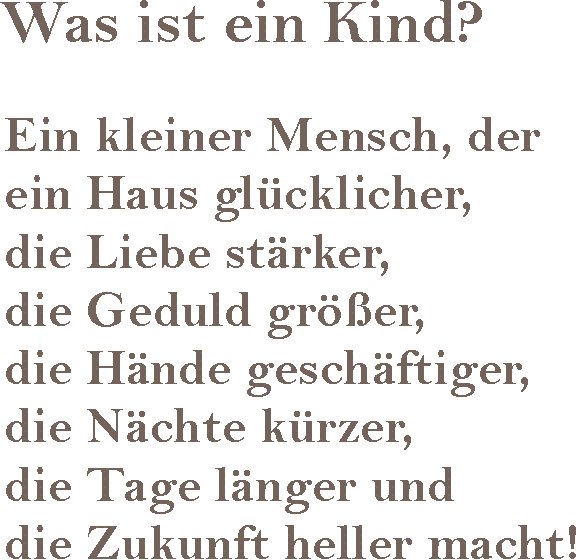 Was ist ein Kind?
